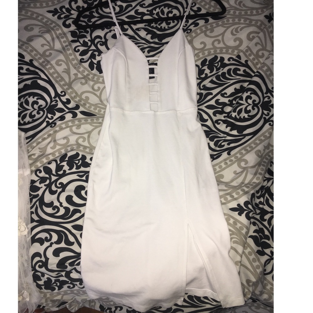 body con white dress